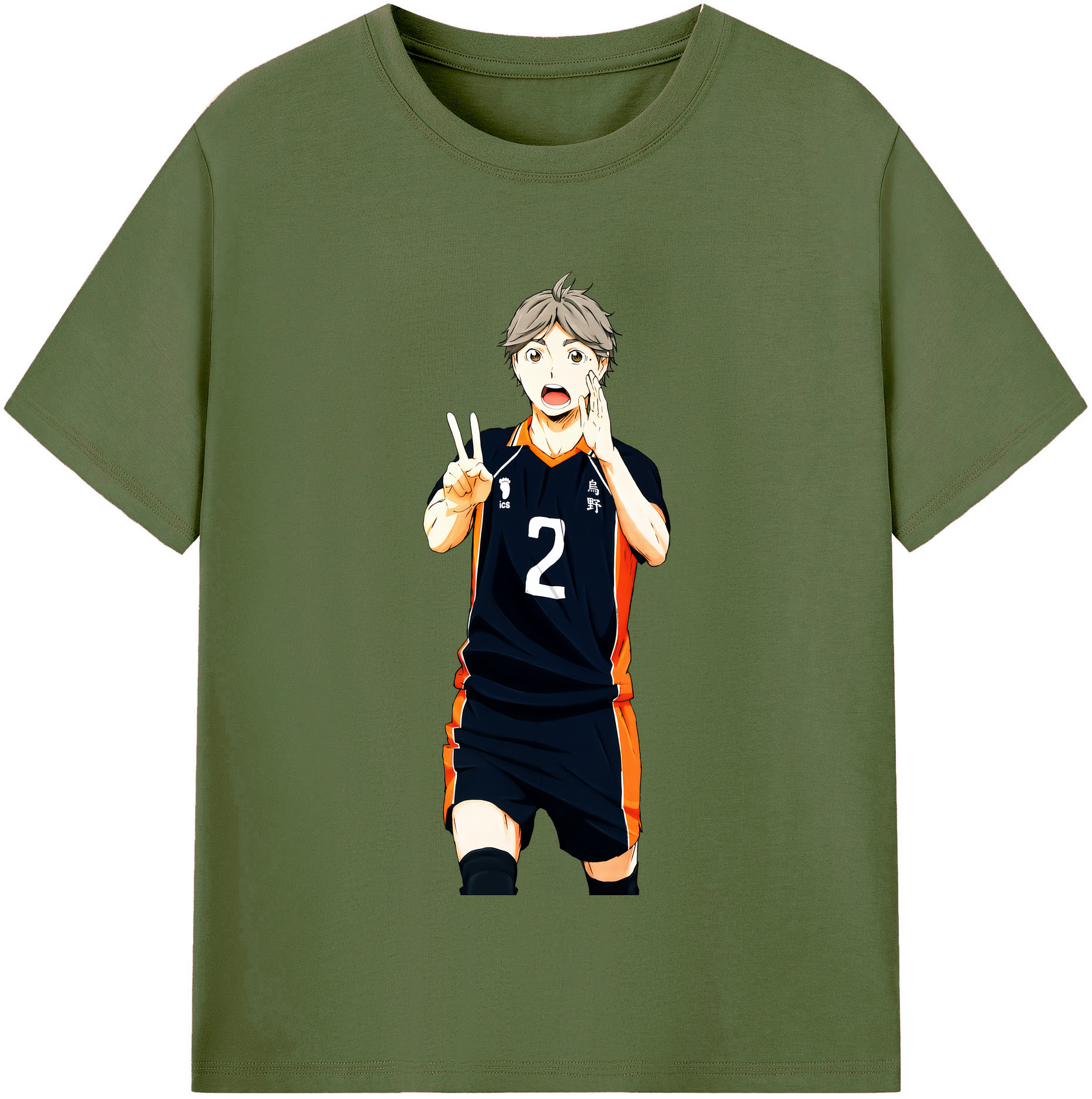 （画像用） ハイキュー!! Haikyu!! 綿100％半袖Tシャツ（フロントプリント）